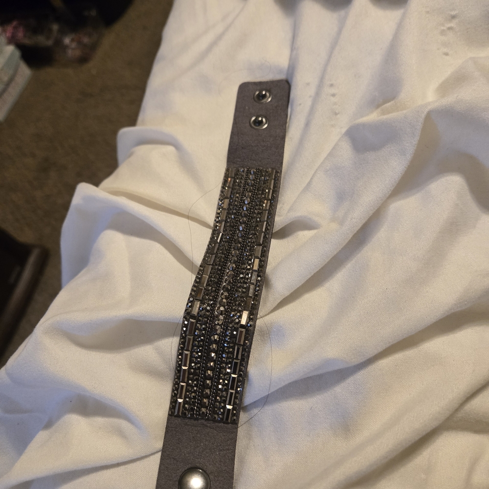 Black and Silver Bracelet